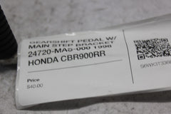 GEARSHIFT PEDAL W/ MAIN STEP BRACKET 24720-MAS-000 1998 HONDA CBR900RR