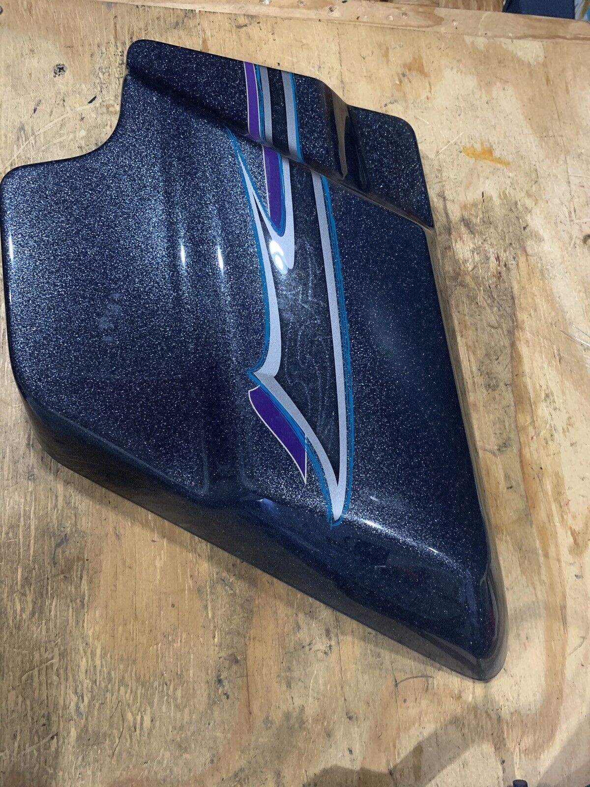 OEM Harley Davidson RIGHT Side Cover Metallic Blue 66048-09 2009+ Touring Models