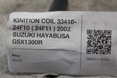 IGNITION COIL 33410-24F10 (24F11) 2002 SUZUKI HAYABUSA GSX1300R