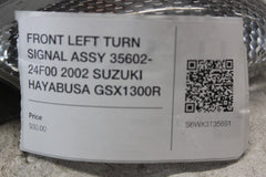 FRONT LEFT TURN SIGNAL ASSY 35602-24F00 2002 SUZUKI HAYABUSA GSX1300R