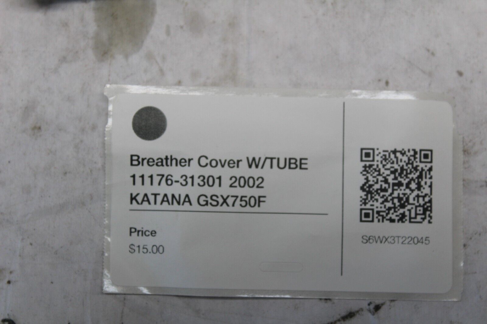 Breather Cover W/TUBE 11176-31301 2002 KATANA GSX750F