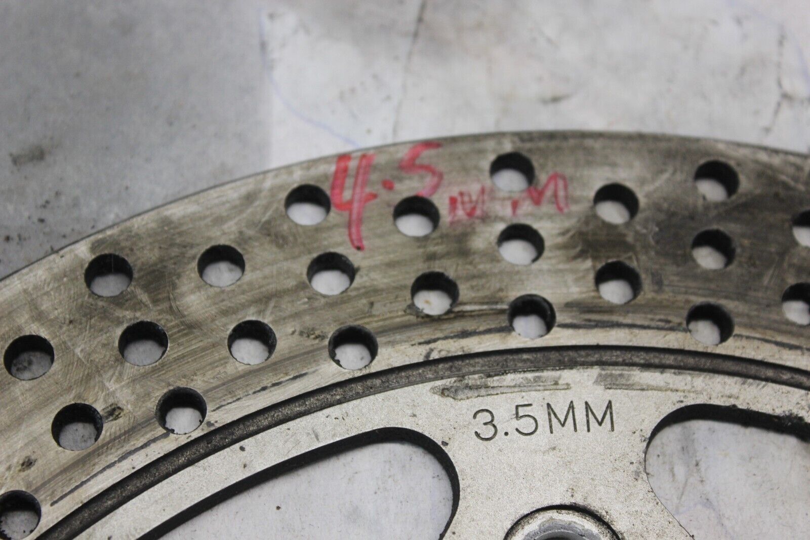 45251-MM5-000 FRONT BRAKE DISK ROTOR 1988 HONDA HURRICANE CBR1000F