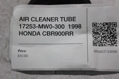 AIR CLEANER TUBE 17253-MW0-300  1998 HONDA CBR900RR