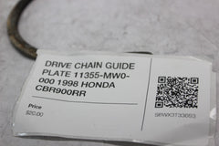 DRIVE CHAIN GUIDE PLATE 11355-MW0-000 1998 HONDA CBR900RR