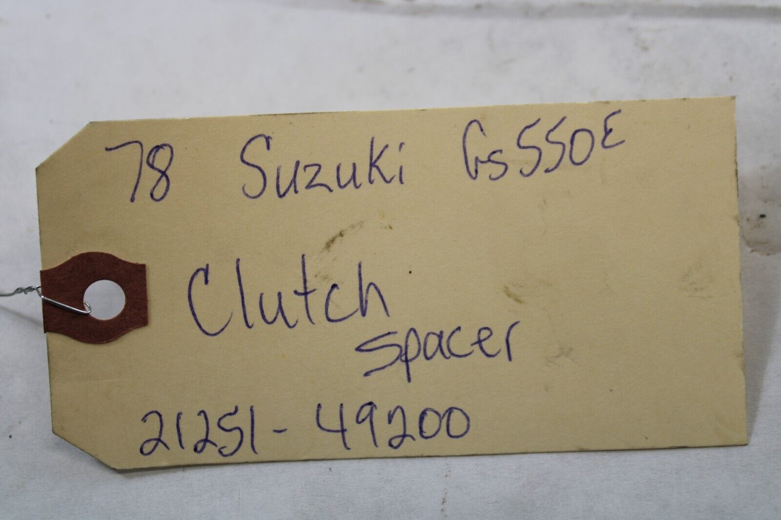 Clutch Spacer 21251-49200 1978 Suzuki GS550