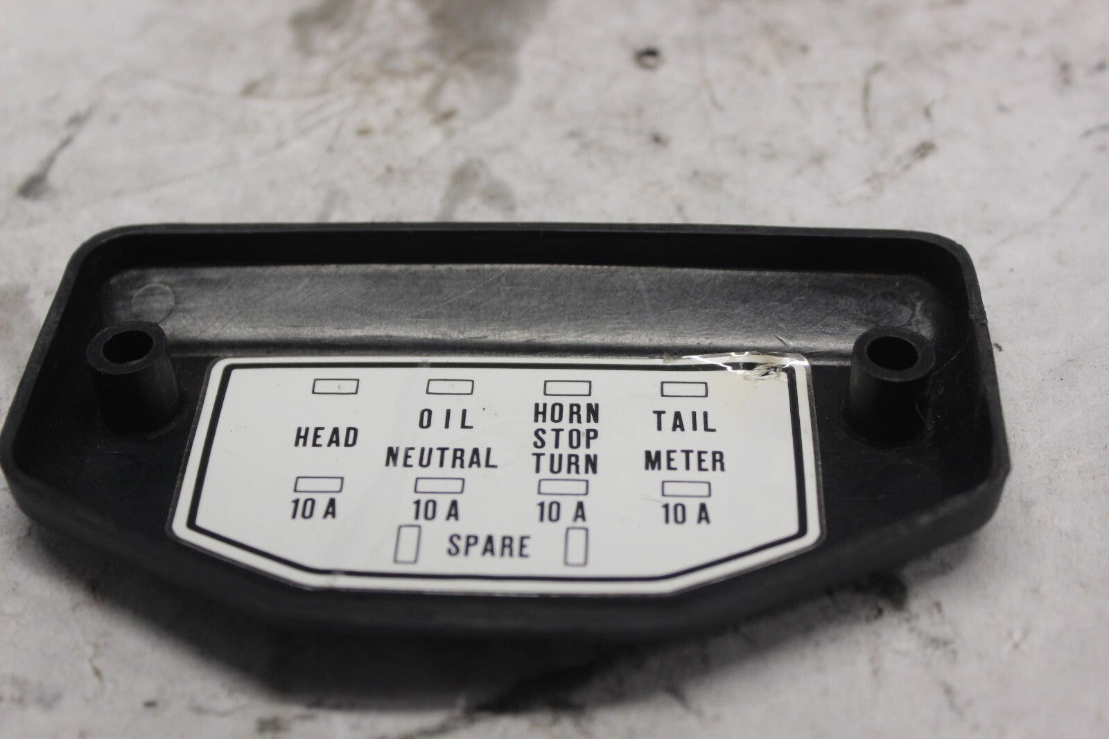 FUSE PLATE COVER 38210-425-000 1982 HONDA GL500I SILVERWING