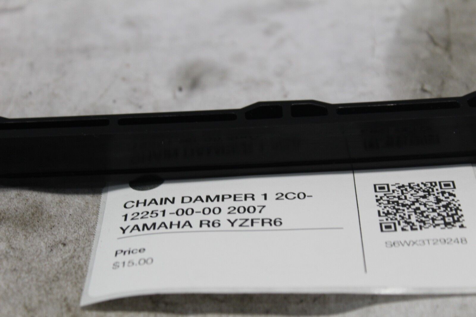 CHAIN DAMPER 1 2C0-12251-00-00 2007 YAMAHA R6 YZFR6