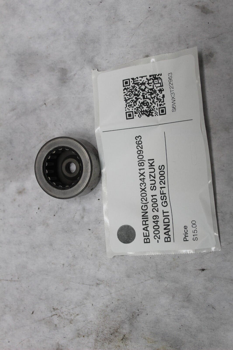 BEARING (20X34X18) 09263-20049 2001 SUZUKI BANDIT GSF1200S