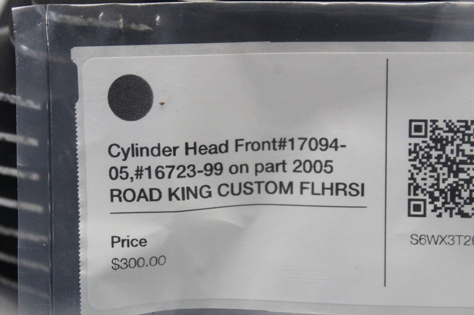 17094-05 Cylinder Head Front 16723-99 on part 2005 ROAD KING CUSTOM FLHRSI
