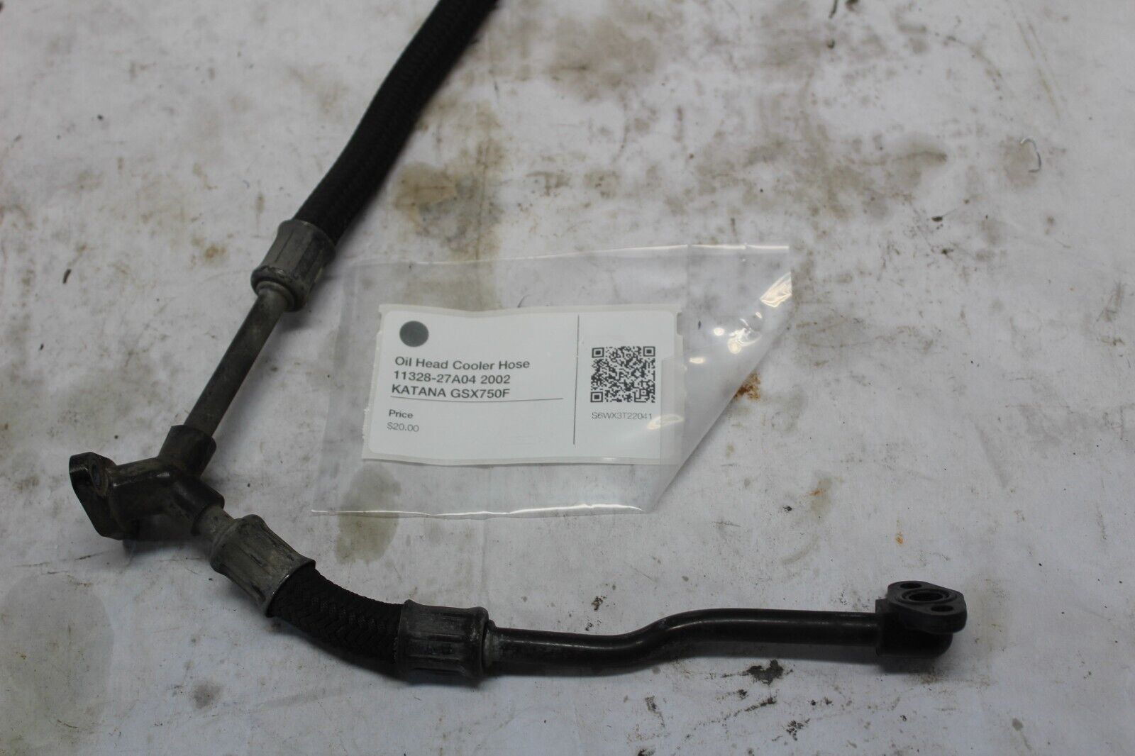 Oil Head Cooler Hose 11328-27A04 2002 KATANA GSX750F