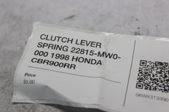CLUTCH LEVER SPRING 22815-MW0-000 1998 HONDA CBR900RR