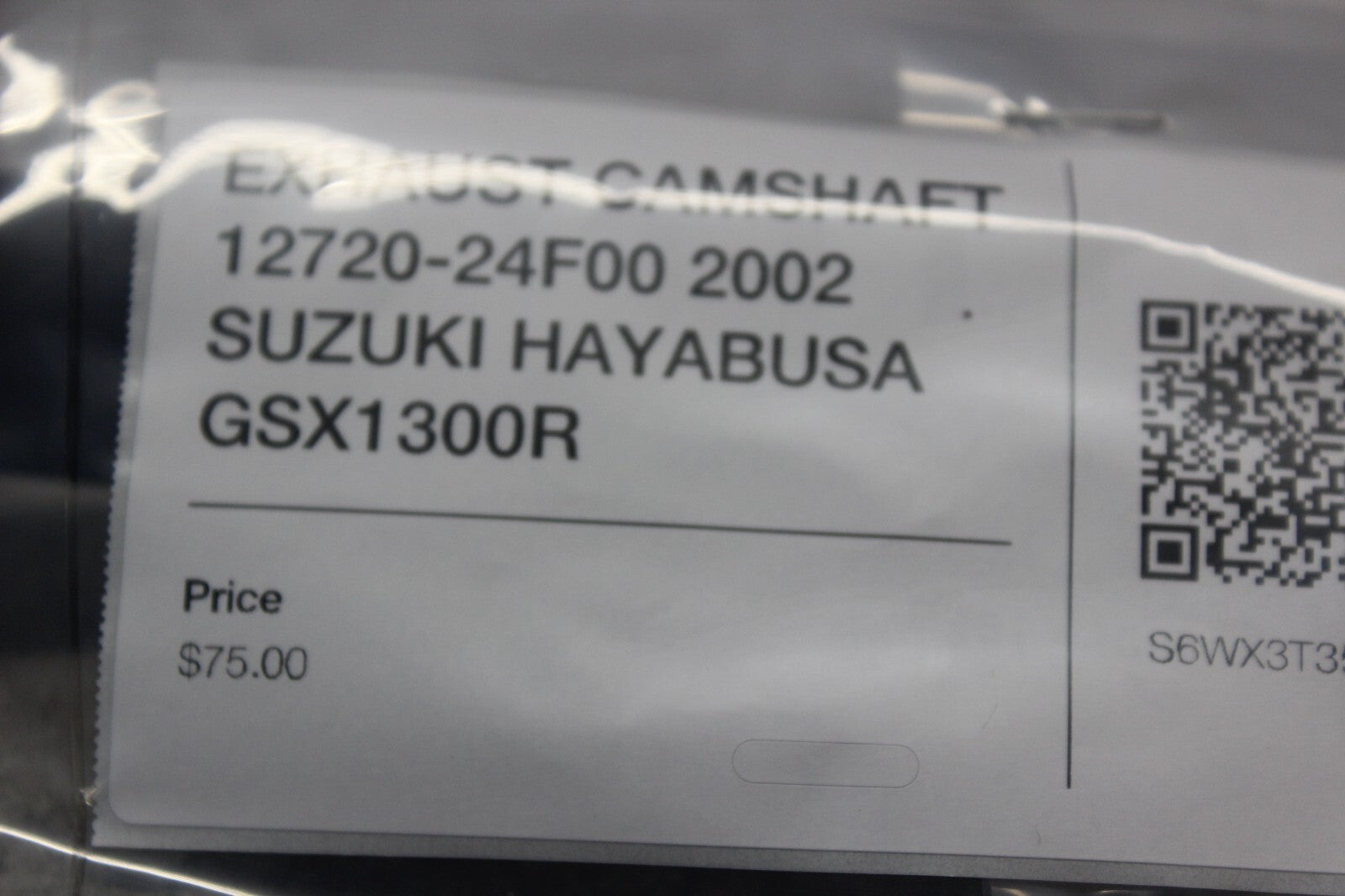 EXHAUST CAMSHAFT 12720-24F00 2002 SUZUKI HAYABUSA GSX1300R