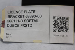 LICENSE PLATE BRACKET 68890-00 2001 H-D SOFTAIL DUECE FXSTD