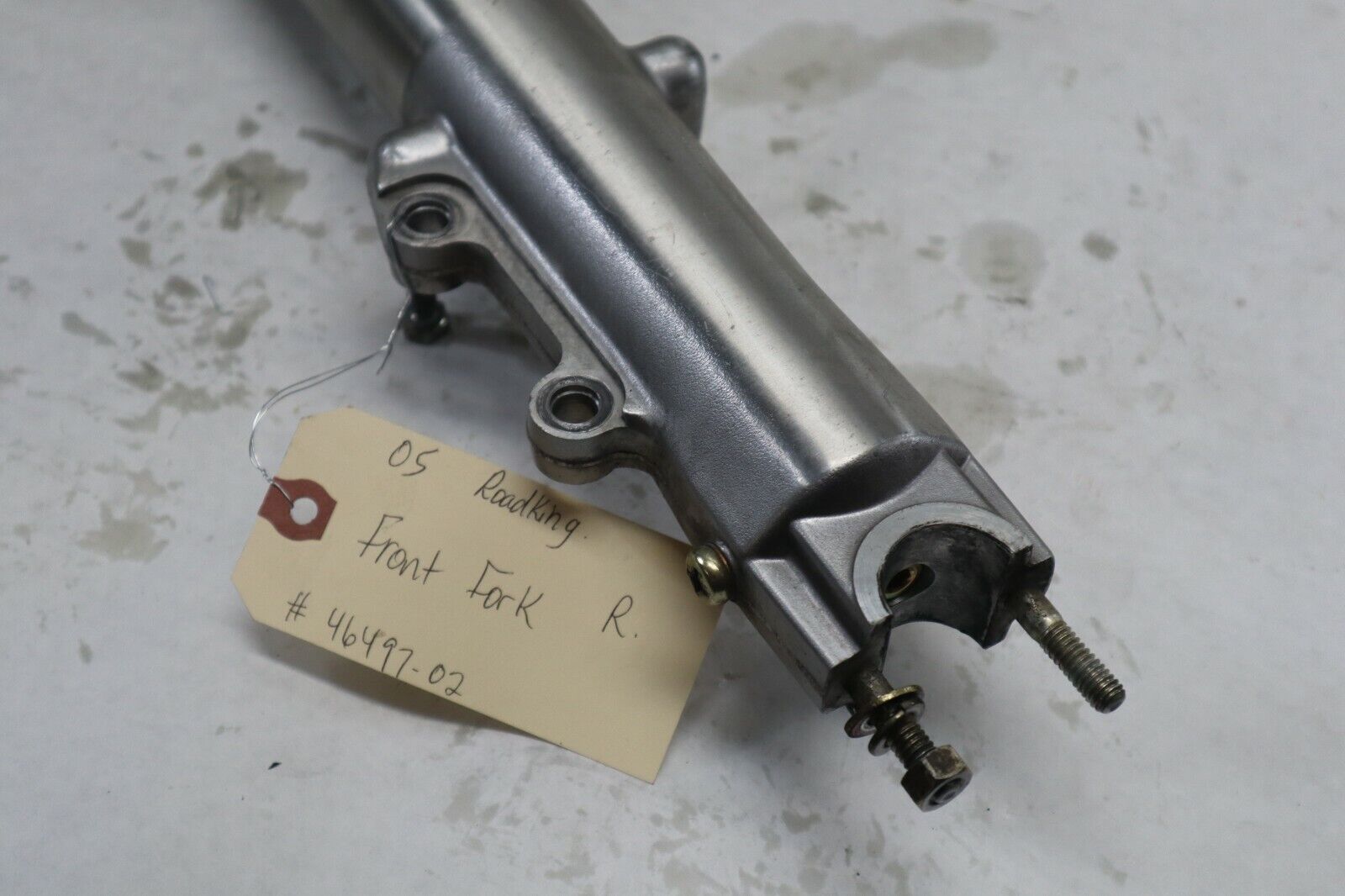 OEM Harley Davidson RIGHT Fork Suspension 2005 Road King Blk/Red 46497-02