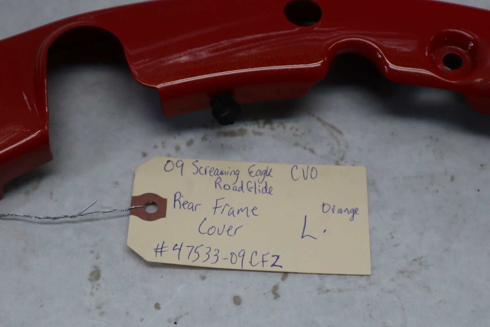 OEM Harley Davidson Rear Frame Cover LEFT 2009 Streetglide CVO 47533-09CFZ