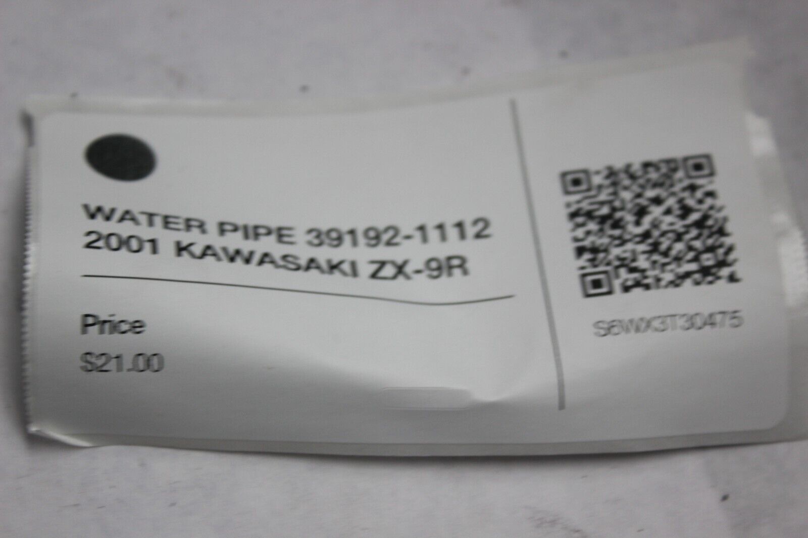 WATER PIPE 39192-1112 2001 KAWASAKI ZX-9R