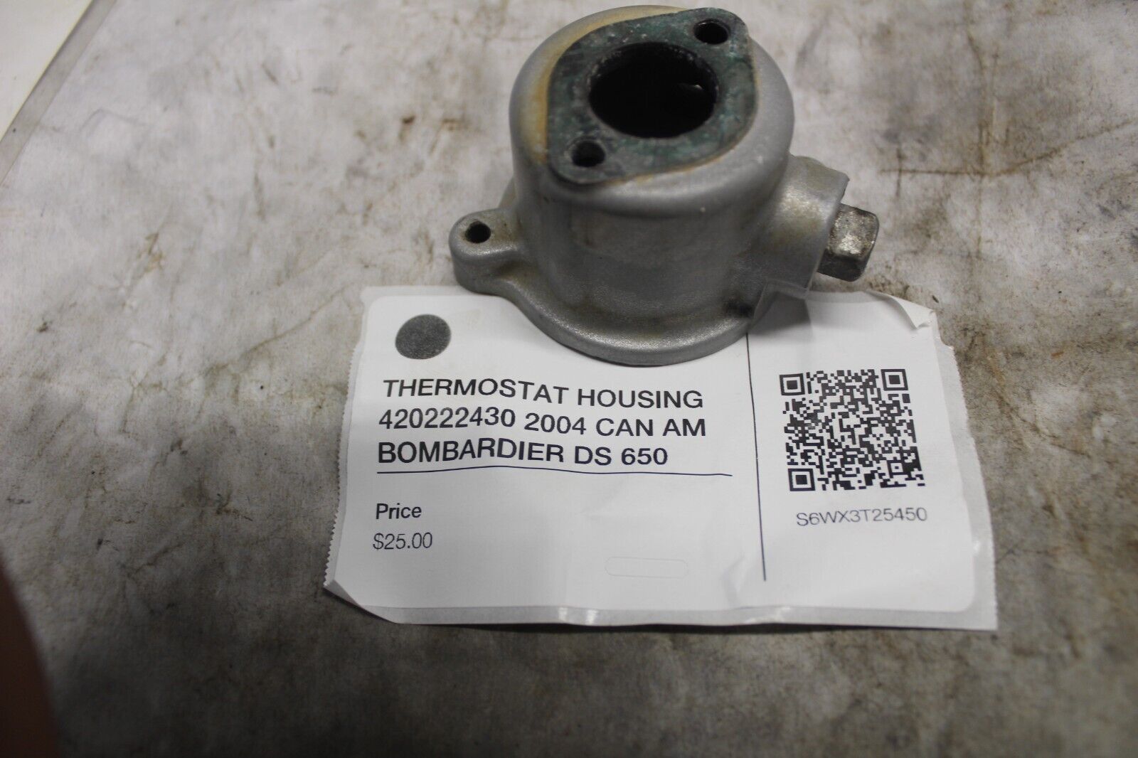 THERMOSTAT HOUSING 420222430 2004 CAN AM BOMBARDIER DS 650