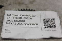 Oil Pump Driven Gear 37T #16331-33E00 2002 SUZUKI HAYABUSA GSX1300R