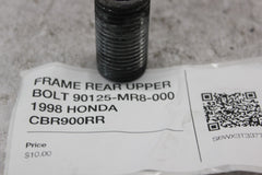 FRAME REAR UPPER BOLT 90125-MR8-000 1998 HONDA CBR900RR