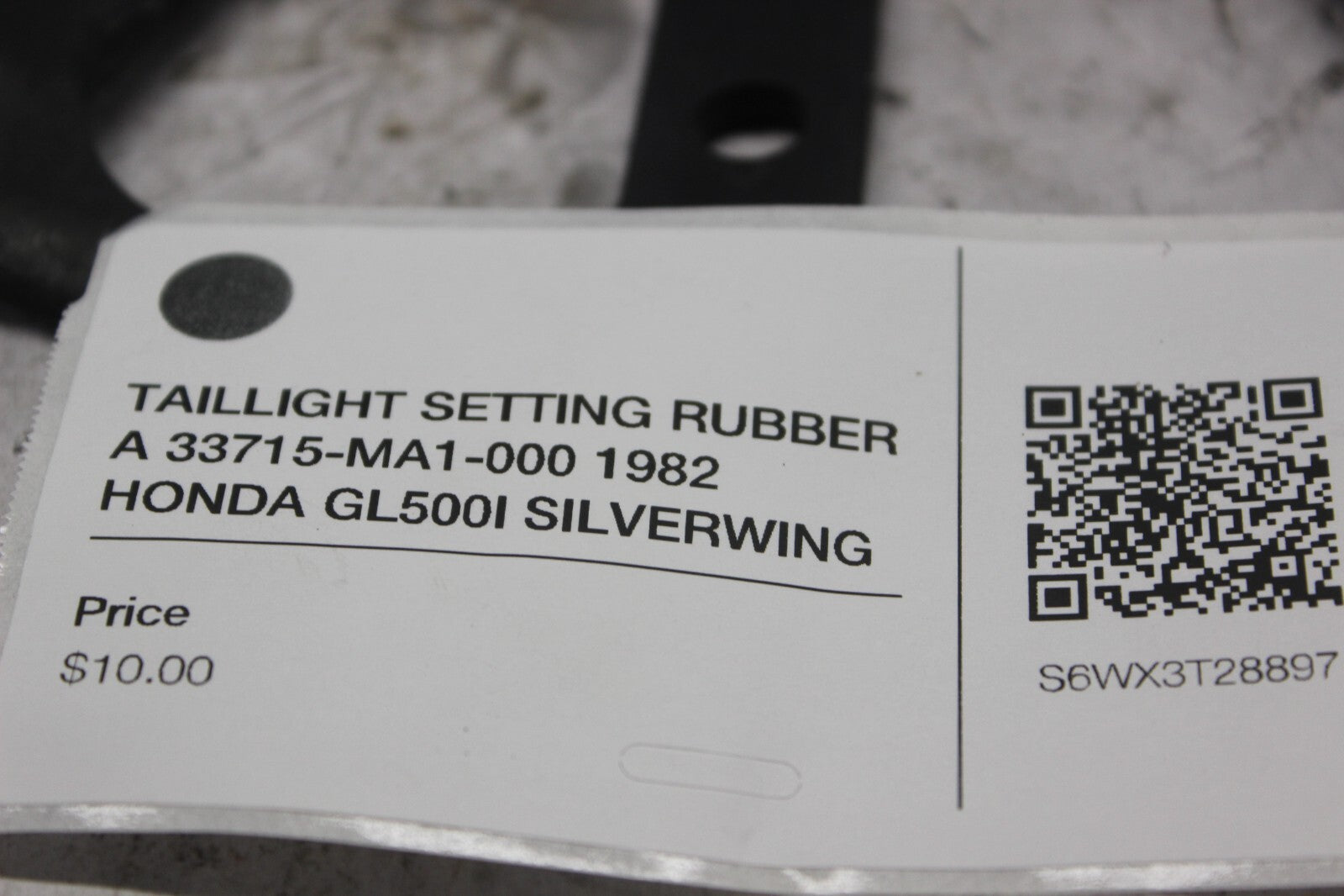 TAILLIGHT SETTING RUBBER A 33715-MA1-000 1982 HONDA GL500I SILVERWING