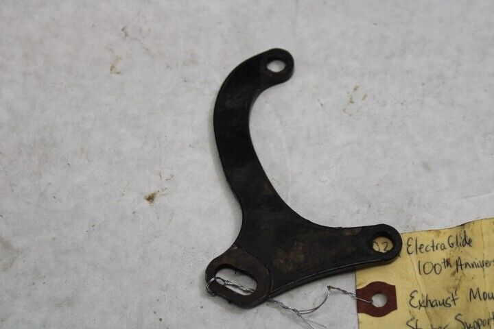 OEM Harley Davidson Exhaust At Starter Mount 2003 FLHT Silver Black 65988-98