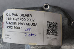 OIL PAN SILVER 11511-24F00 2002 SUZUKI HAYABUSA GSX1300R