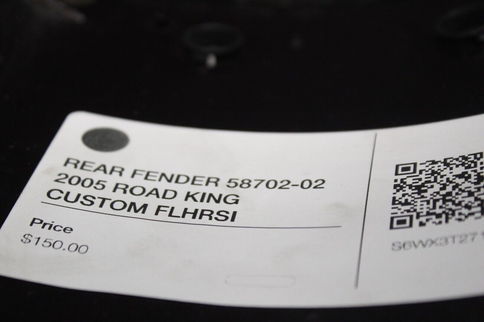 REAR FENDER 58702-02 2005 ROAD KING CUSTOM FLHRSI