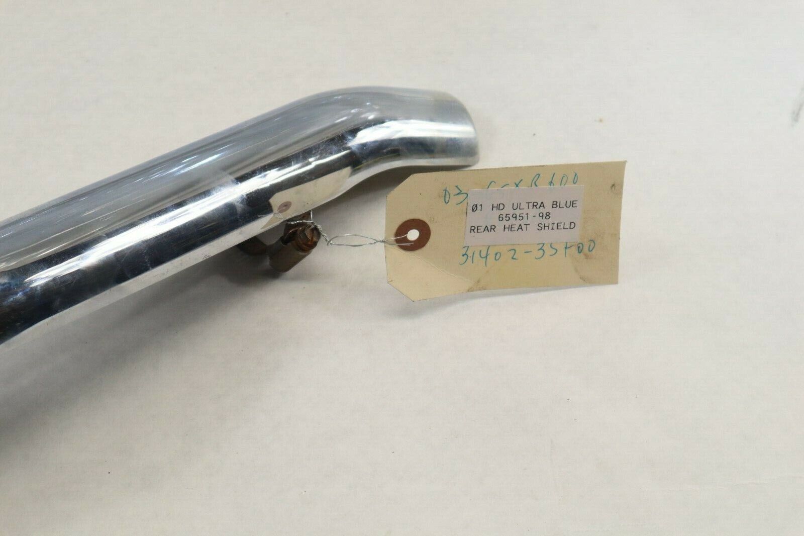 Rear Exhaust Pipe Shield Chrome Harley Davidson 65951-98
