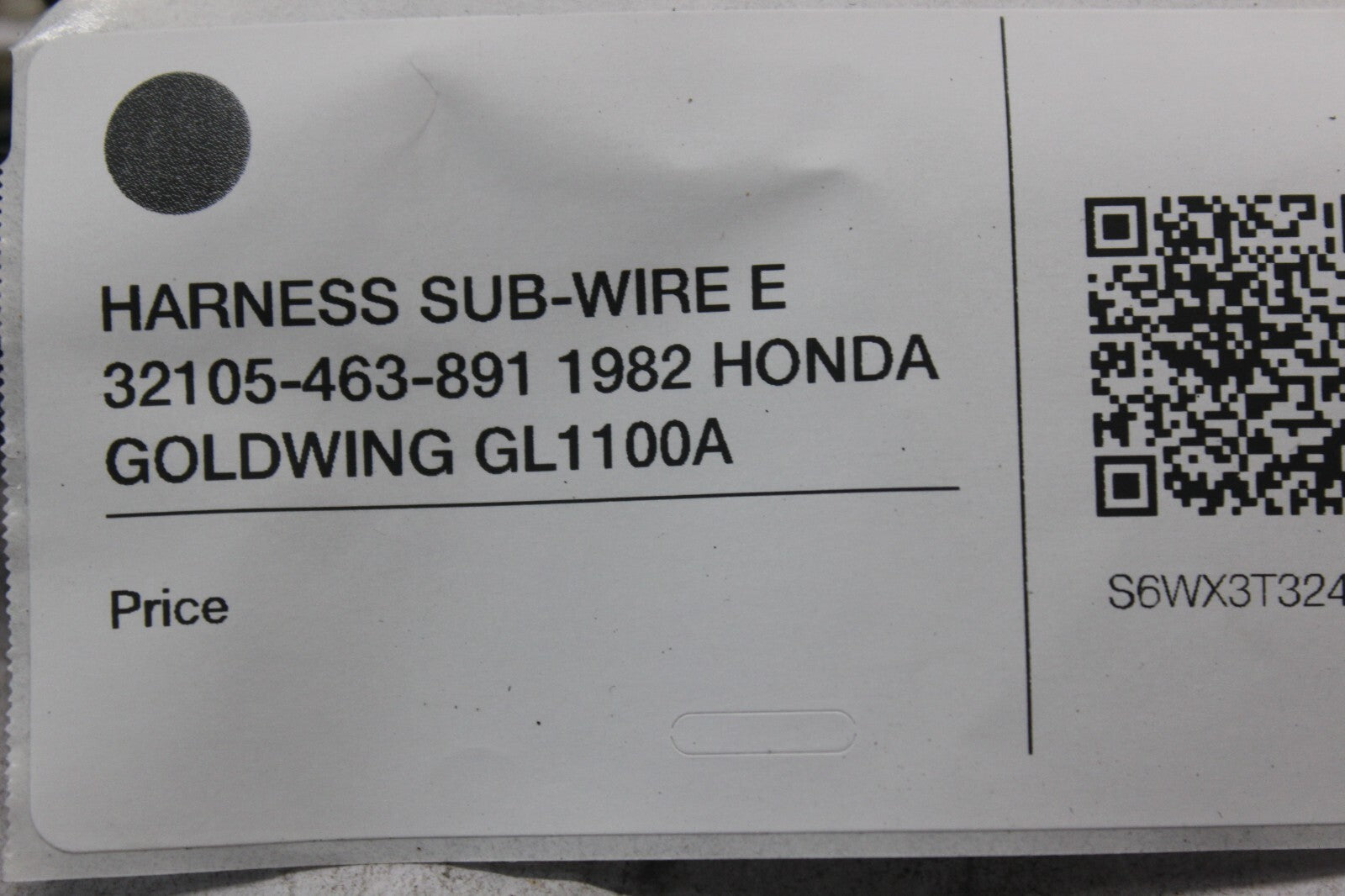 HARNESS SUB-WIRE E 32105-463-891 1982 HONDA GOLDWING GL1100A