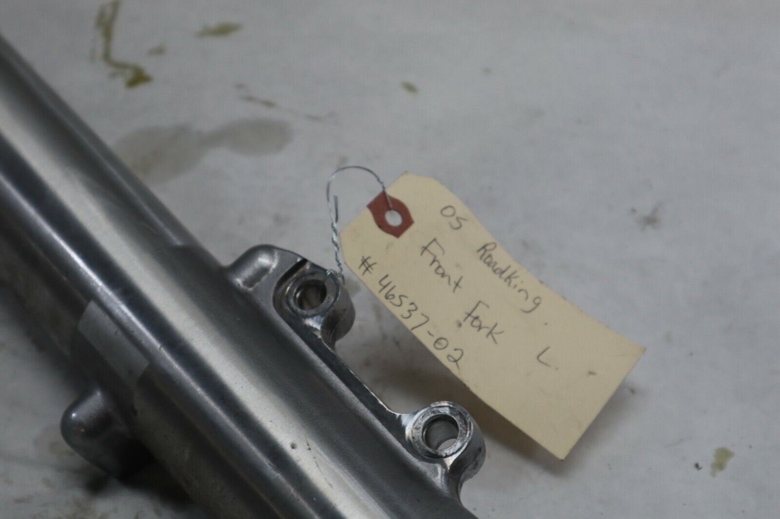 OEM Harley Davidson LEFT Fork Suspension 2005 Road King Blk/Red 46537-02