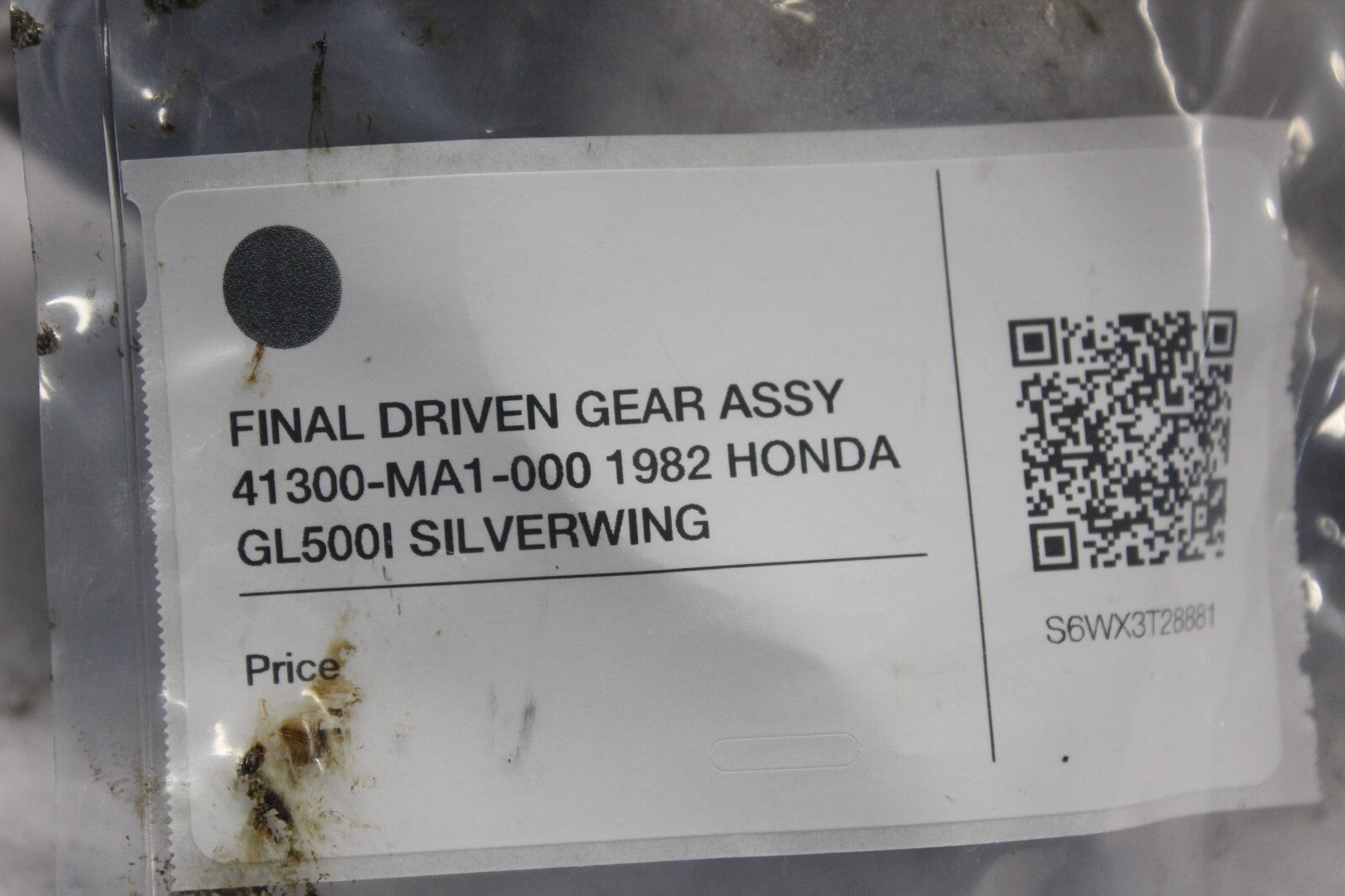 FINAL DRIVEN GEAR ASSY 41300-MA1-000 1982 HONDA GL500I SILVERWING
