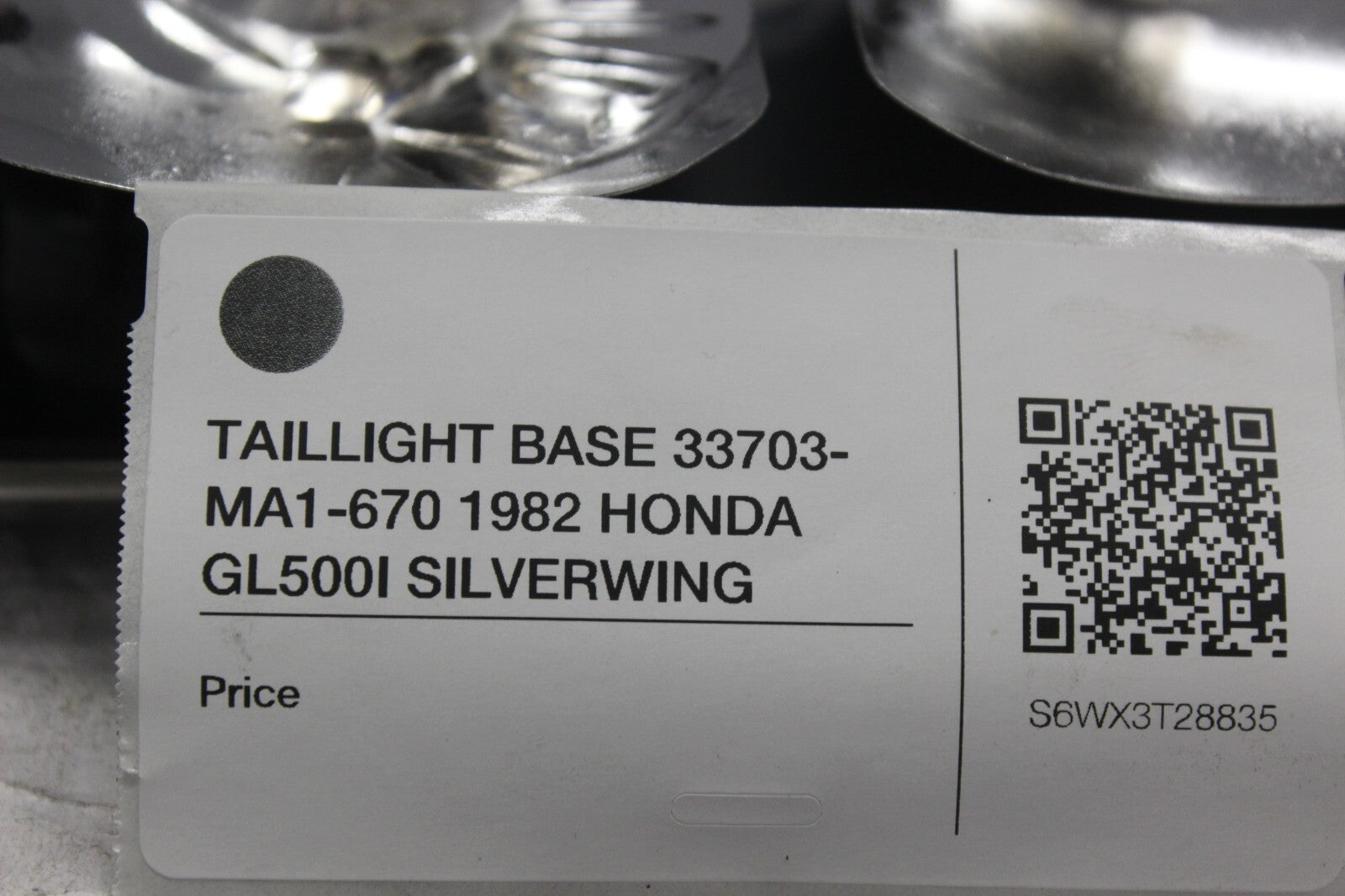 TAILLIGHT BASE 33703-MA1-670 1982 HONDA GL500I SILVERWING