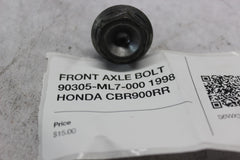 FRONT AXLE BOLT 90305-ML7-000 1998 HONDA CBR900RR