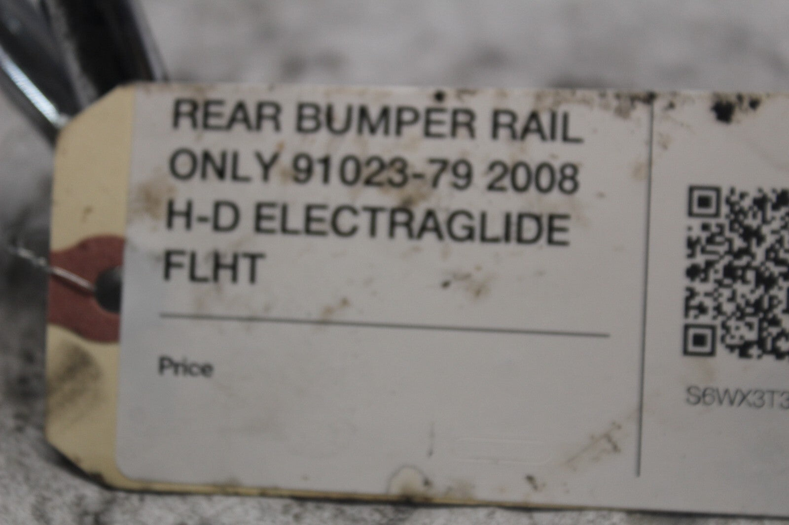 REAR BUMPER RAIL ONLY 91023-79 2008 H-D ELECTRAGLIDE FLHT