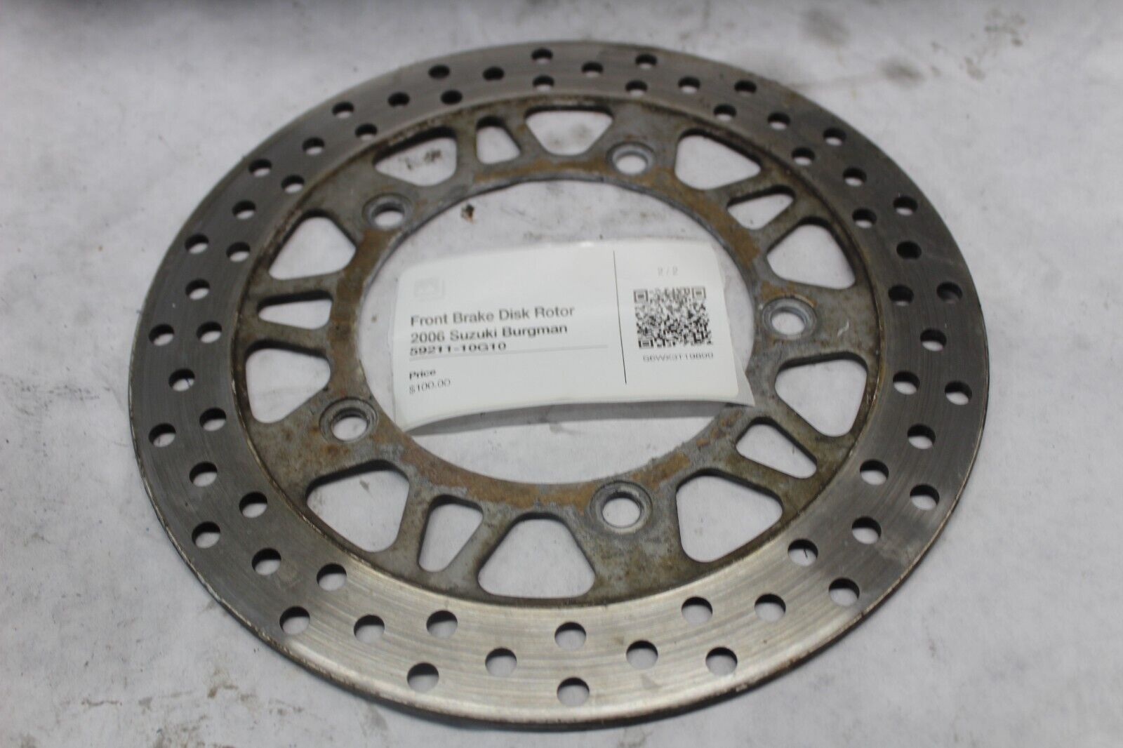 Front Brake Disk Rotor 2006 Suzuki Burgman 59211-10G10