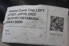 Frame Cover Cap LEFT 47521-24F00 2002 SUZUKI HAYABUSA GSX1300R