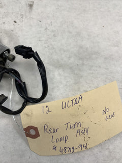 OEM Harley Davidson Rear Turn Signal Housing 2009 Ultra Blk/Sil 68713-94