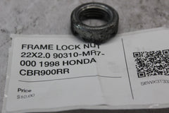 FRAME LOCK NUT 22X2.0 90310-MR7-000 1998 HONDA CBR900RR