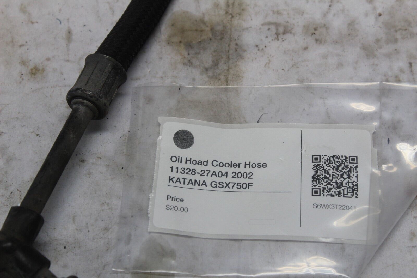 Oil Head Cooler Hose 11328-27A04 2002 KATANA GSX750F