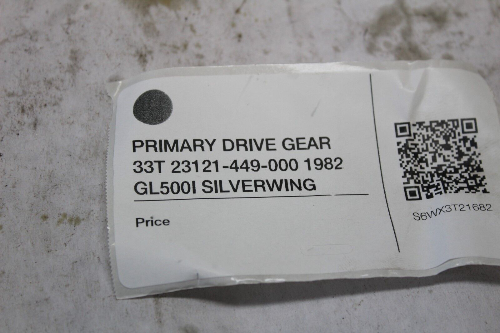 PRIMARY DRIVE GEAR 33T 23121-449-000 1982 GL500I SILVERWING