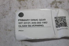 PRIMARY DRIVE GEAR 33T 23121-449-000 1982 GL500I SILVERWING