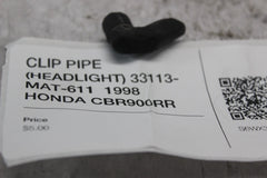 CLIP PIPE (HEADLIGHT) 33113-MAT-611  1998 HONDA CBR900RR