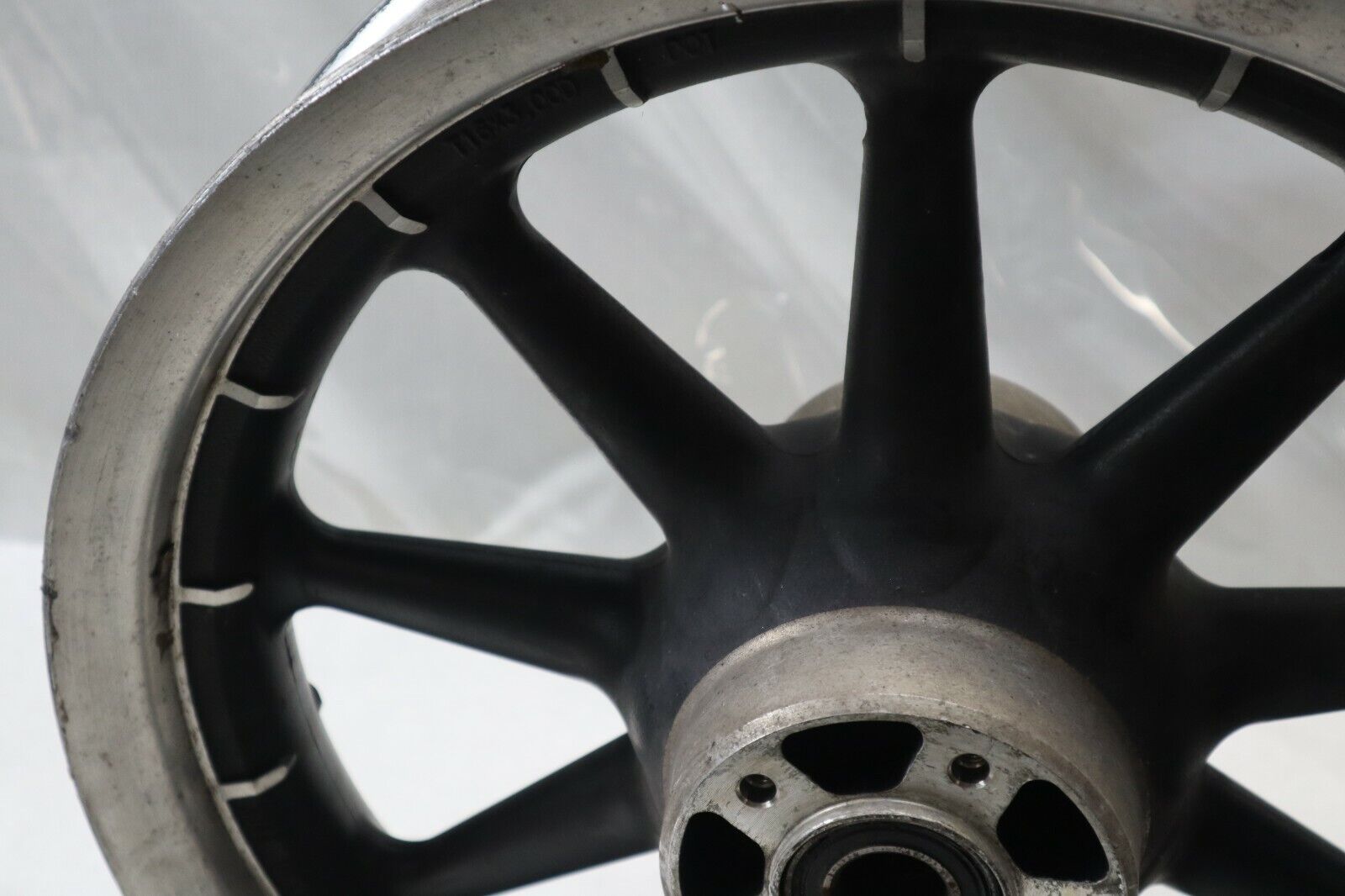 OEM Harley Davidson FRONT 9 Spoke Wagon Wheel 16" x 3" 1" Bearing 43345-00