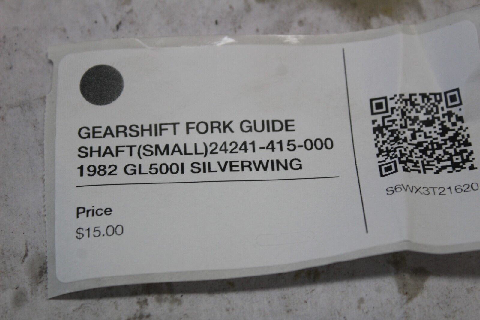 GEARSHIFT FORK GUIDE SHAFT (SMALL) 24241-415-000 1982 GL500I SILVERWING