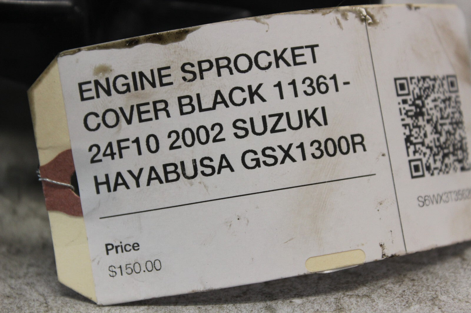 ENGINE SPROCKET COVER BLACK 11361-24F10 2002 SUZUKI HAYABUSA GSX1300R