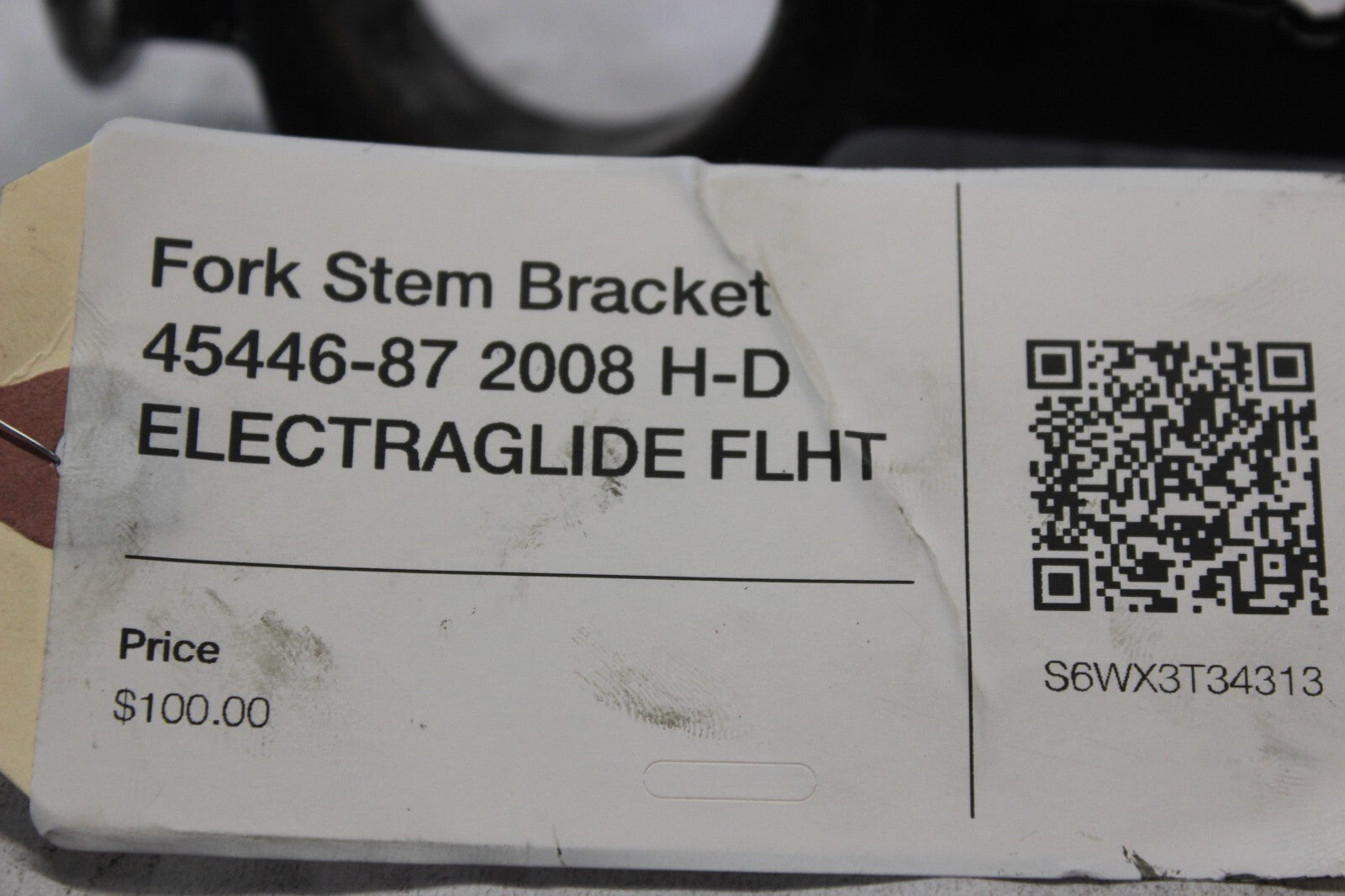 Fork Stem Bracket 45446-87 2008 H-D ELECTRAGLIDE FLHT