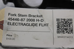 Fork Stem Bracket 45446-87 2008 H-D ELECTRAGLIDE FLHT