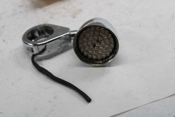 Chrome Fork Mounted Turn Signal LED