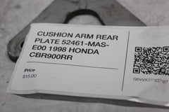 CUSHION ARM REAR PLATE 52461-MAS-E00 1998 HONDA CBR900RR