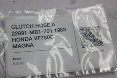 CLUTCH HOSE A 22891-MB1-701 1983 HONDA VF750C MAGNA